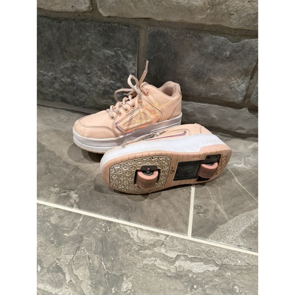 Miya-Miya Roller Skate Shoes Girl's Pink Kids Size 1 Adjustable Rollers Button - Picture 2 of 16